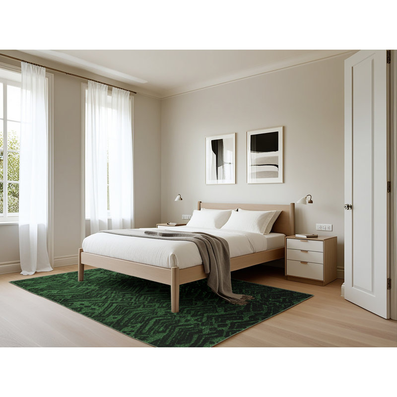 Performance Geometric Indoor Rug, Rectangle 5' x 7'