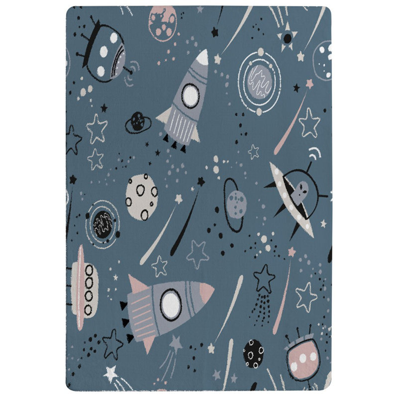 Mahan Shag Area Rug, Rectangle 60 x 110cm