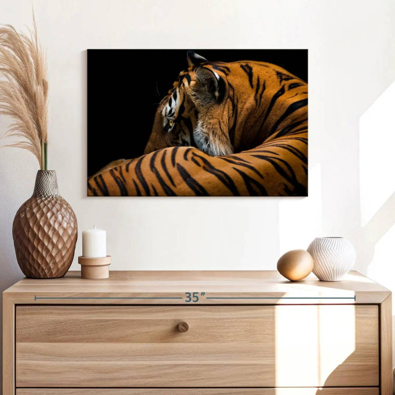 Brampt Majestic Tiger, 16" H x 24" W