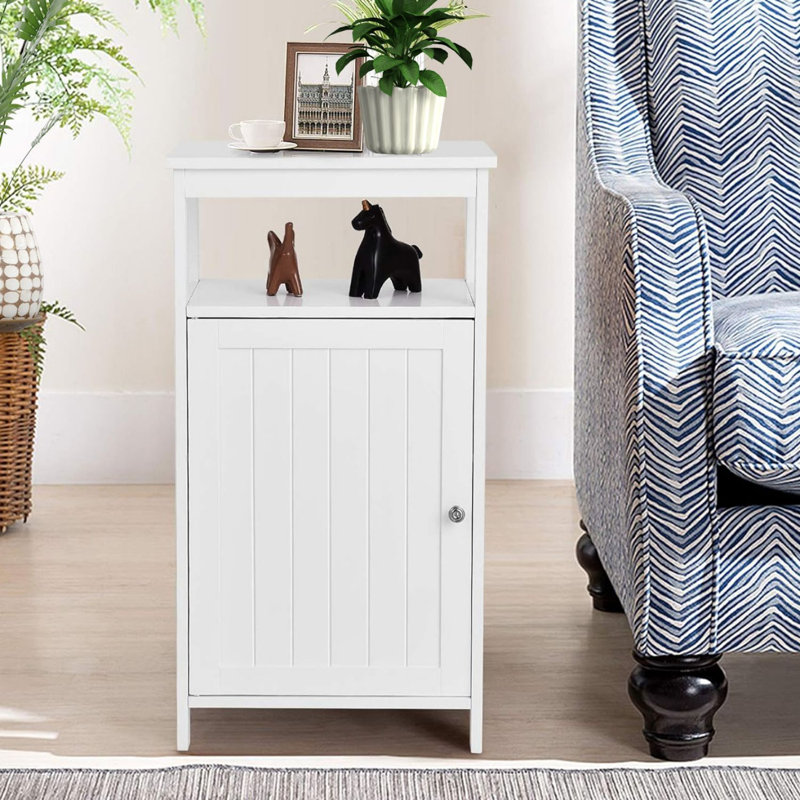 Armoire de salle de bain en bois 18 po x l 12 po x H 33 po - blanc, Blanc