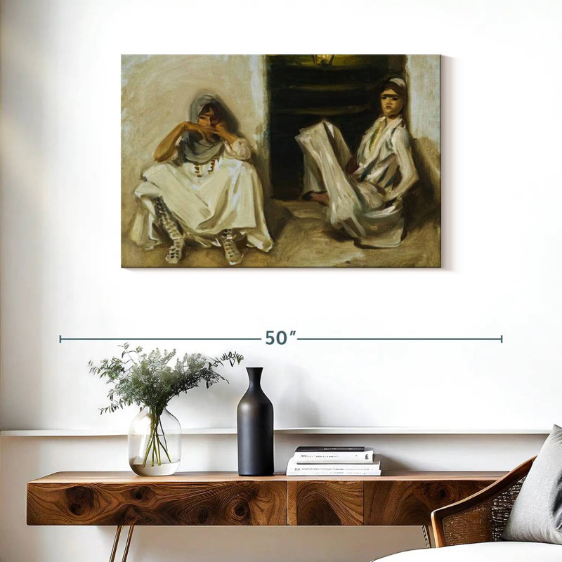 Leisha, deux femmes arabes, 1905, H 24 po x l 36 po