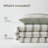 Premium Bedding Sets, Polyester Twin Xl Striped Modern Home Comforter