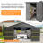 Outdoor Garage Shed With Lockable Double Hinged Doors-125847312