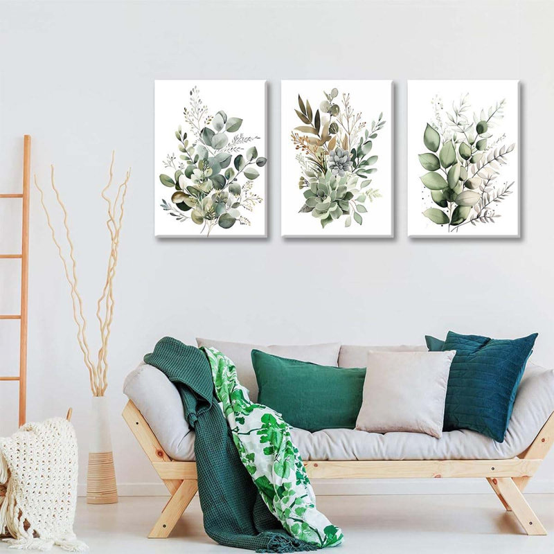 3 Piece Wrapped Canvas Print, 40 cm H x 30 cm W
