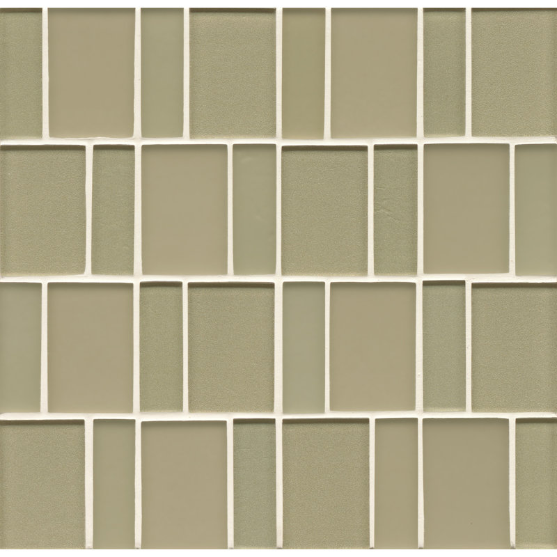 Glass Random Wall Tile, Meadow