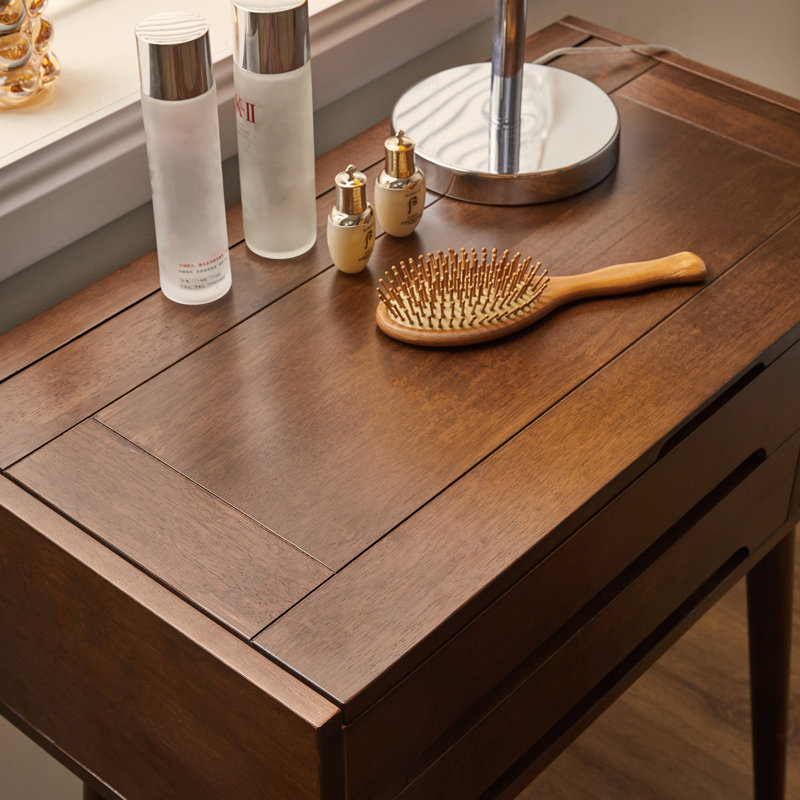 Solid Wood Vanity with Mirror