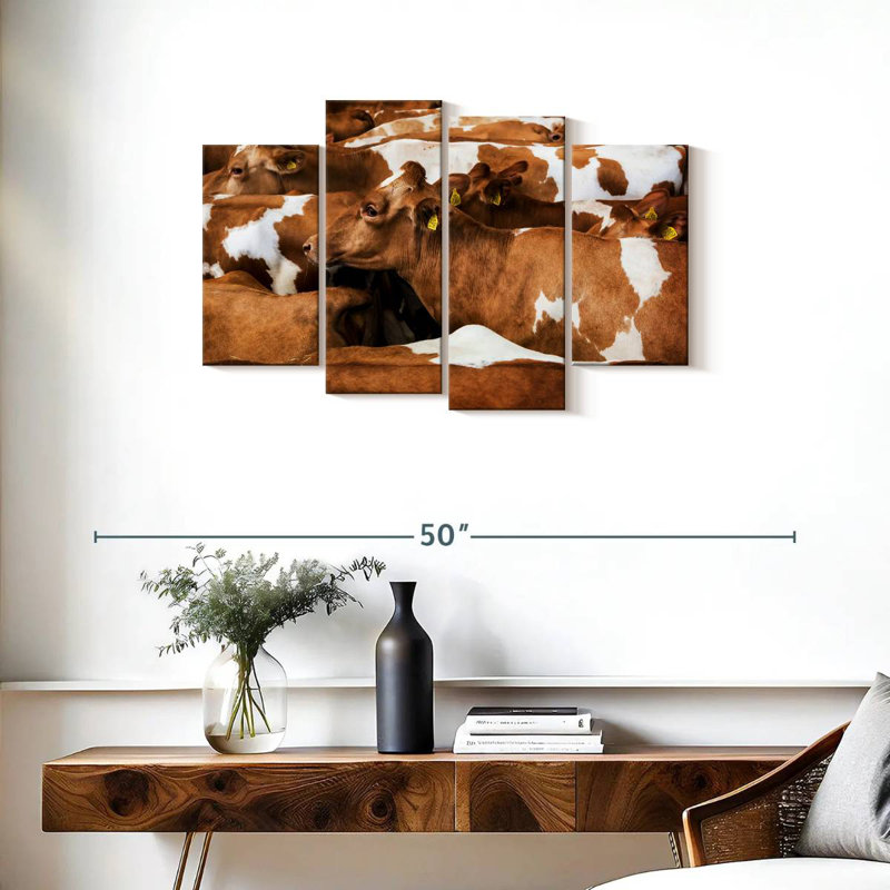Brampt Guernsey Cows, 22'' H x 36'' W
