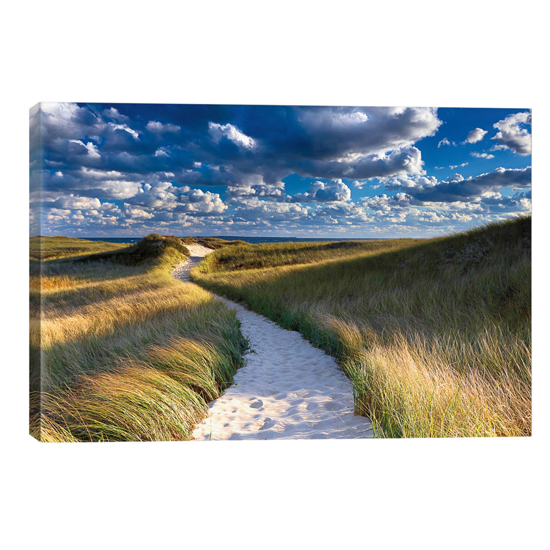 Philbin Beach Path by Katherine Gendreau - Wrapped Canvas Print