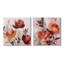 «Red Modern Flowers Single Photo Frame» par Lazar Studio 2, pièces sur toile-395491167-396281643