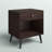 Vansant 1 - Drawer Nightstand with Drawer and Open Compartment, Solid Wood Legs-1042174663