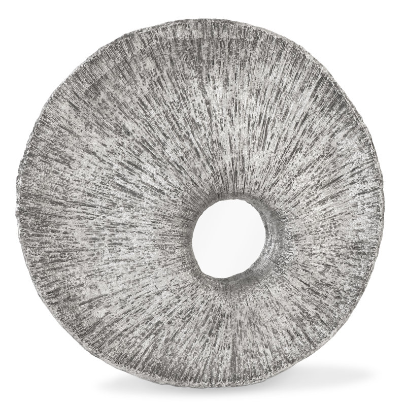 Dimensional Convergence Accent Mirror, Silver Leaf