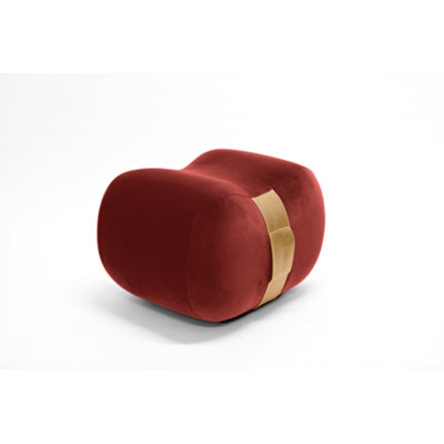 Repose-pieds standard en velours de 22 po Milo