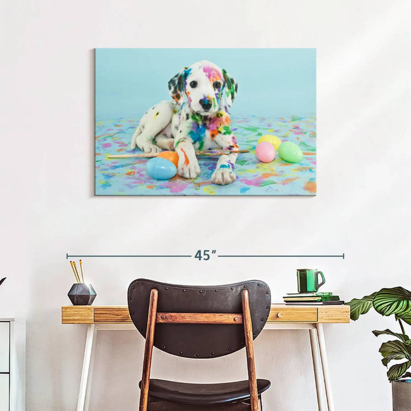 Brampt Easter Dalmatian Puppy, 24" H x 36" W