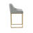 Robicheaux Pleated Velvet Counter Stool-84456248