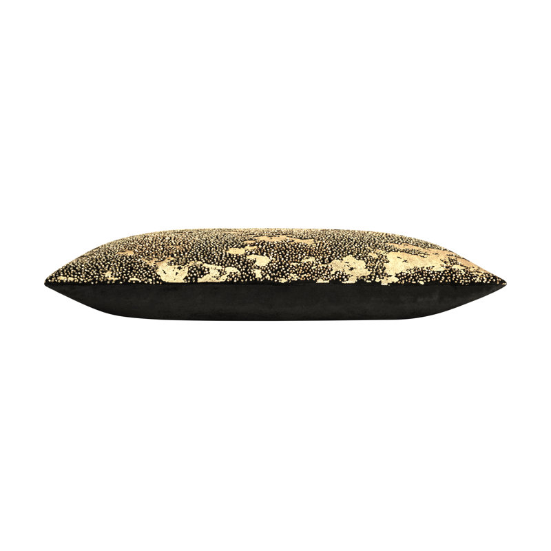 Safara Black Gold Lumbar Pillow