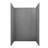 32" D x 60" W x 80" H 3-Piece Shower Wall Panels Arcylic Shower Surround Kit-130066237