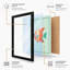 Geometric Fish Modern - Framed Print-278381262-278381296