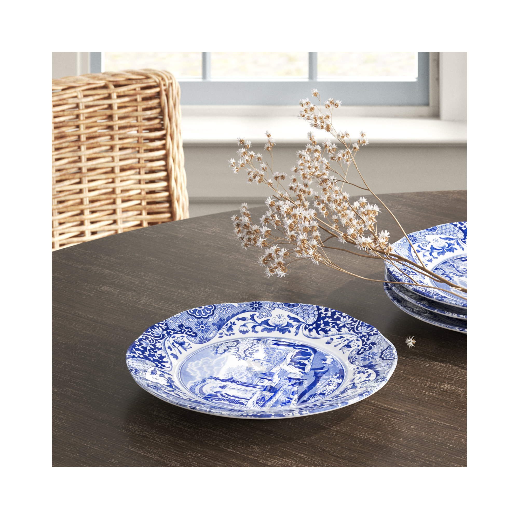 Spode Blue Italian Luncheon Plate