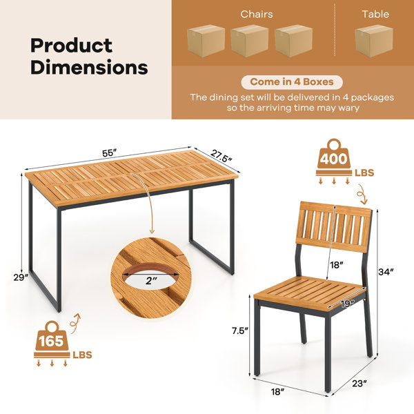 Dimensions du produit