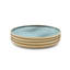 Minerals Set Of 4 Dinner Plates, Jade