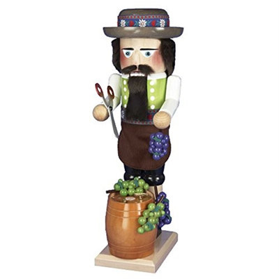 Wind-Up Musical Winemaker Nutcracker