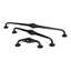 Black 5" Hammered D Handle-87096258-87096260