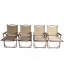 Ensemble de 4 chaises pliantes et portatives confortables avec cadre en aluminium, fauteuil de voyage Kermit