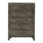 Élégant coffre de rangement transitionnel gris-835336492