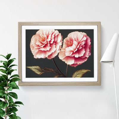 Pure Carnation Flowers - Single Picture Frame Painting