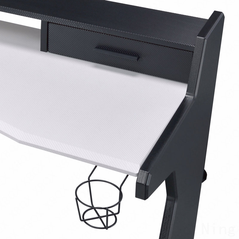 Black & White Gaming Desk