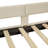 Upholstered Daybed With Classic Stripe Shaped Headboard, Beige, Perfect For Kids' Rooms And Guest Spaces-770787967