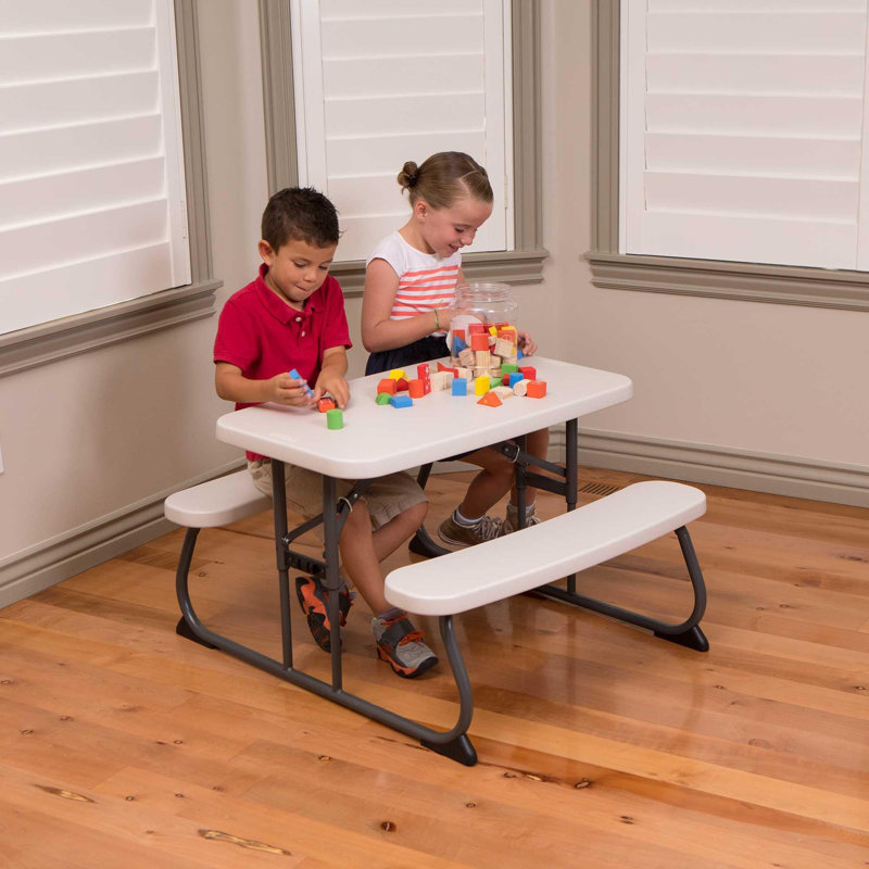 Table de pique-nique pour enfants Lifetime - blanc, Blanc
