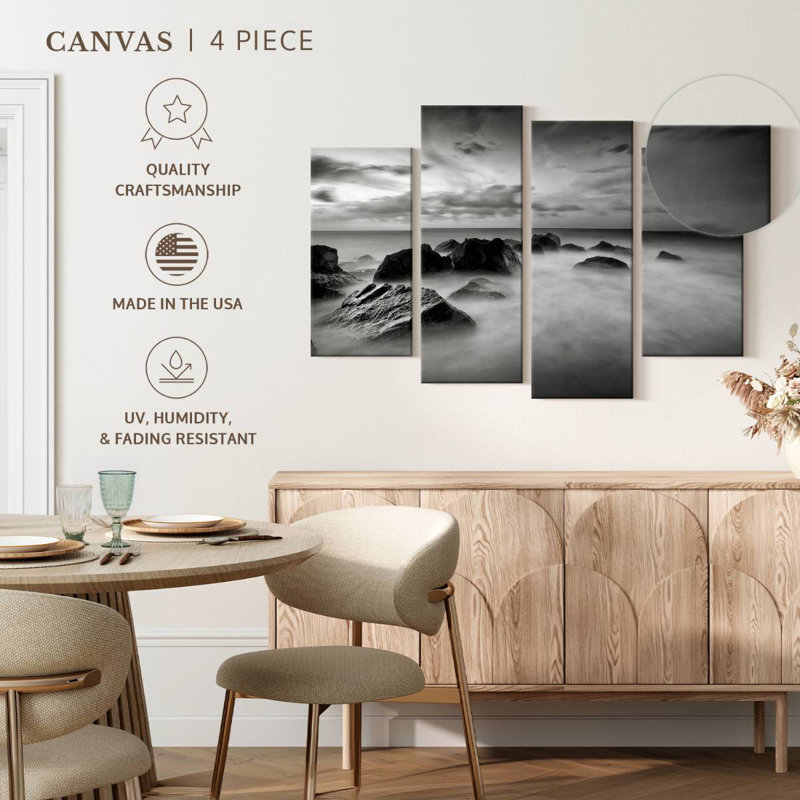 Alvord Gray Sky, 42" H x 68" W