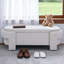 Banc rembourré avec grand espace de rangement-823819314