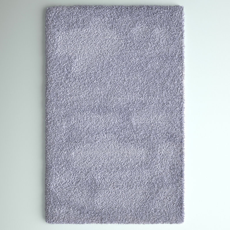 Tapis lilas touffeté à la main Assar, Rectangle 2 pi x 3 pi