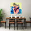 «Joyful Coastal Embrace», art mural contemporain abstrait-1525351234