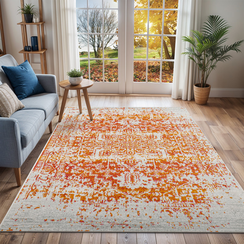 Selevae Oriental Area Rug, Rectangle 200 x 274cm