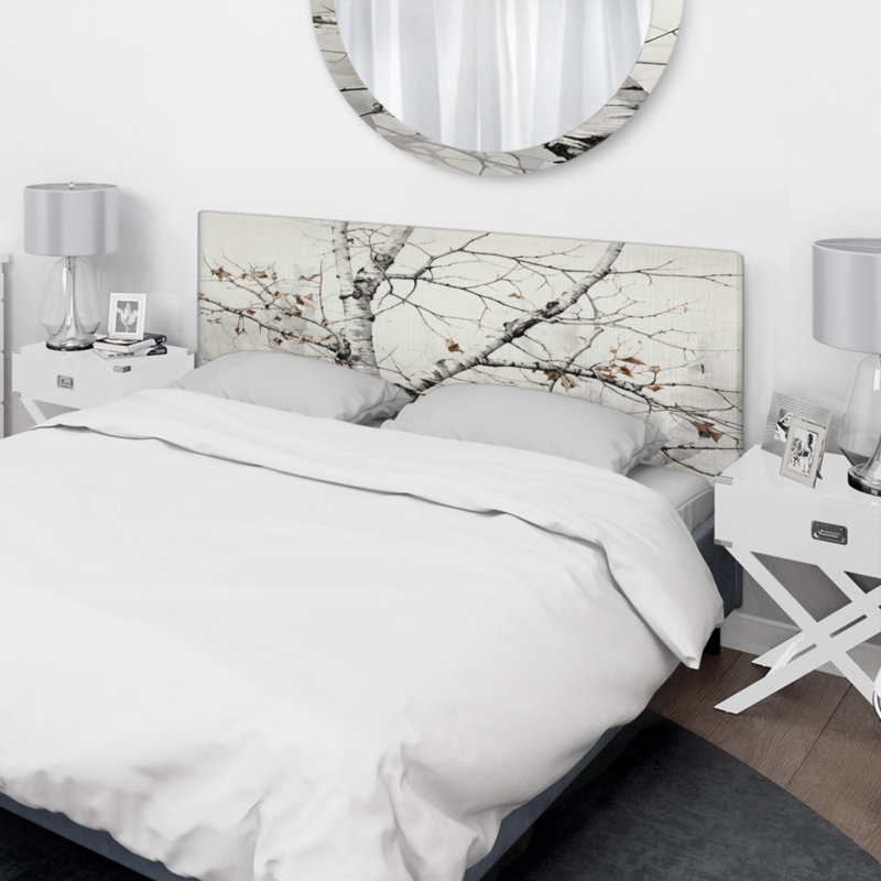 Karta - Tête de lit tapissier à motif floral, Très grand