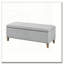 Banc de rangement rectangulaire à fermeture douce