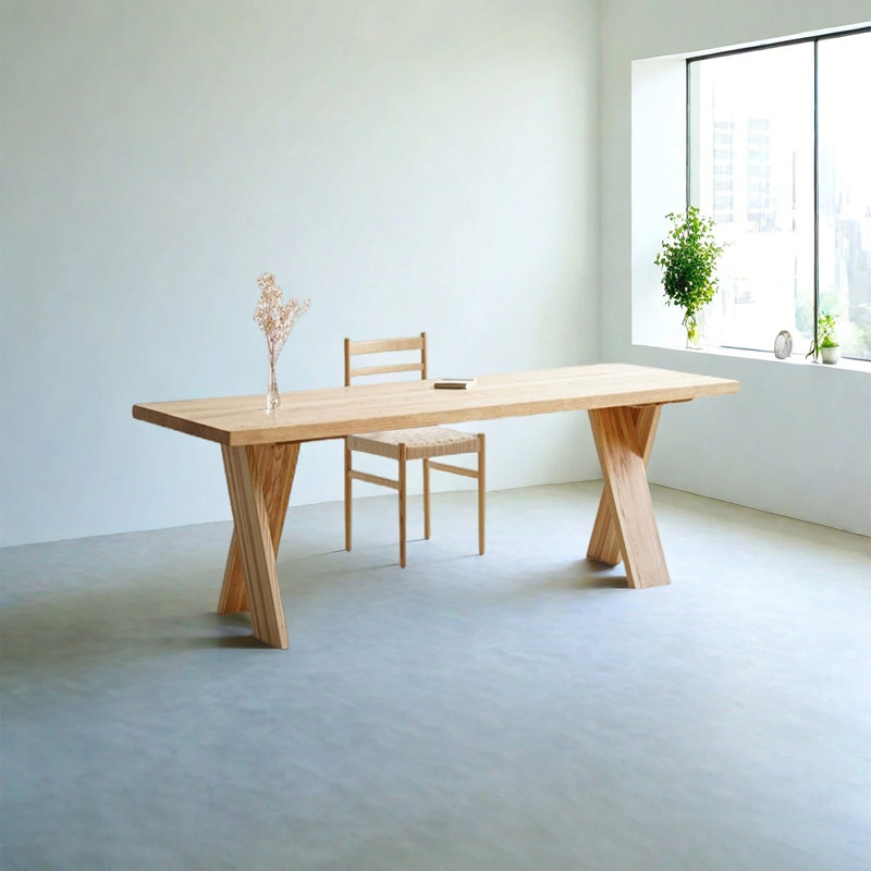 Modern Creative Dining Table, 29.53"H x 62.99"L x 31.5"W