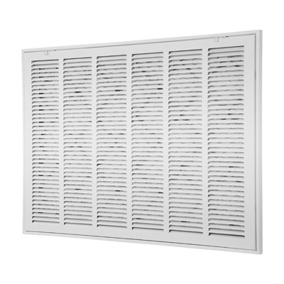 Return Air Filter Grille Fits W20 x H25 In Duct Opening Air Grille with Filter