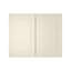 Armoire murale de style Shaker blanc antique L 33 po x P 24 po x H 12 po Homeibro Cozy Design-915285884-915386480