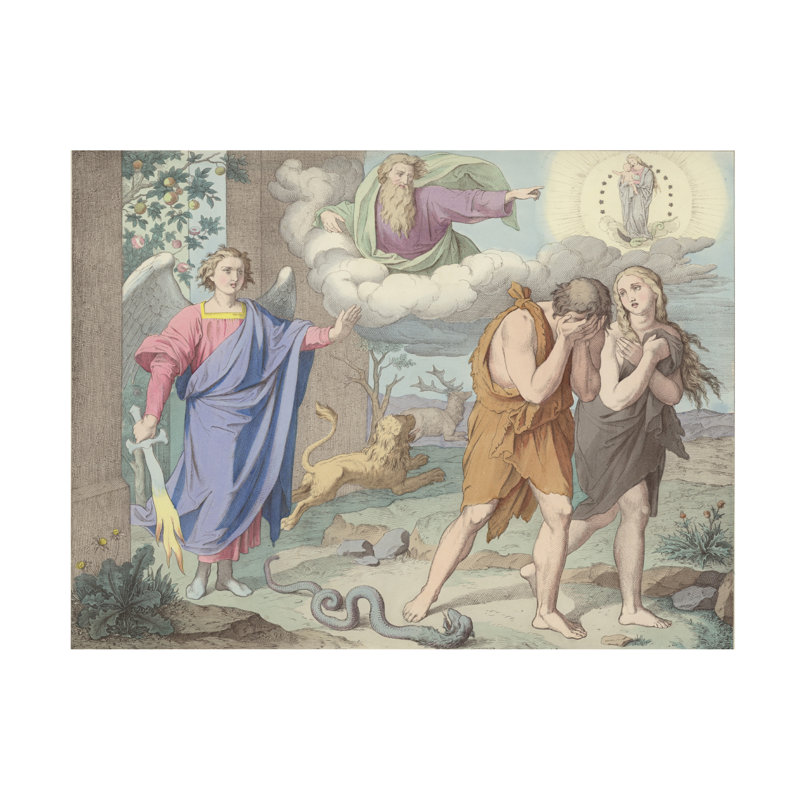 Art allemand sur toile, "L'école allemande", H 24 po x l 32 po