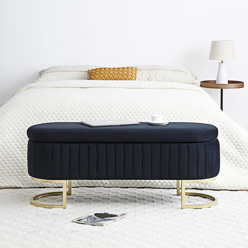 Banc de rangement, Noir