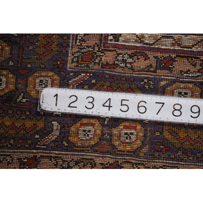 Tapis turc à teinture végétale antique avant-1900 4 x 5