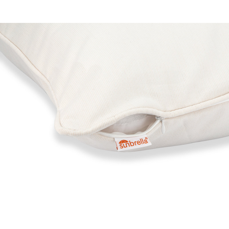 Cayenne Sunbrella Fabric Corded Edge Indoor/Outdoor Throw Pillow Set