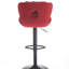 Ensemble de 2 tabourets de bar en velours avec base pivotante, hauteur réglable et pieds thermolaqués pour plus de confort et de polyvalence-1163059848-1163059851