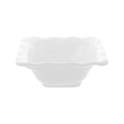 6-Piece White Melamine Dip Bowl