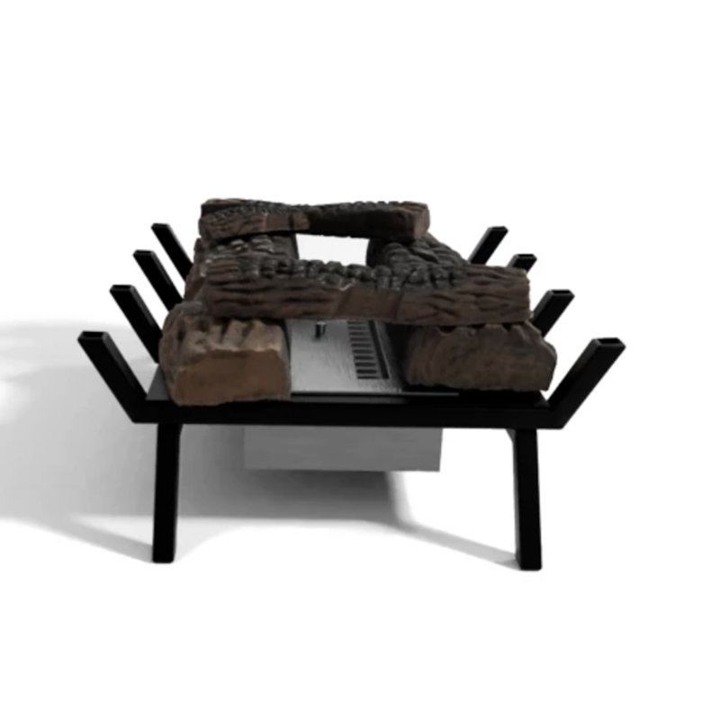Watsontown George Oliver 44 cm W Matte Black Bio-Ethanol Fireplace with 7510 BTU