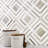 Brunello Geometric 12 in. x 12 in. Polished Marble Mosaic Floor and Wall Tile